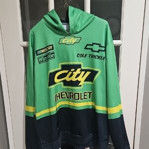 City Chevrolet Men's Green Pullover Hoodie